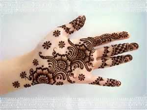front hand mehndi