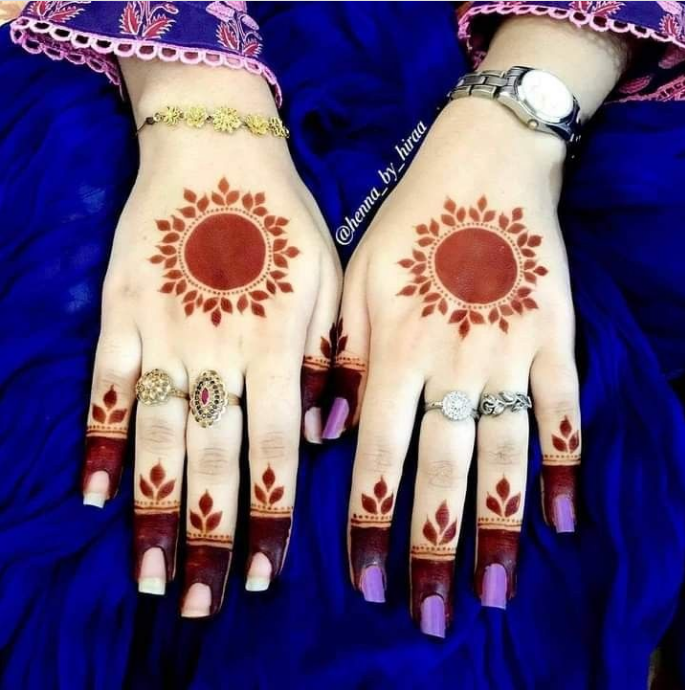 Pakistani Tikki Mehndi Design : 10 Beautiful Mehndi Design