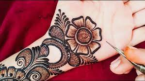 front hand mehndi