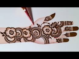 front hand mehndi