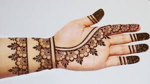 front hand mehndi