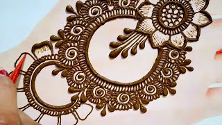 front hand mehndi