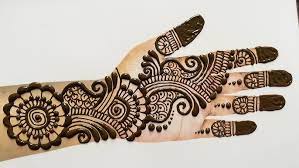 front hand mehndi