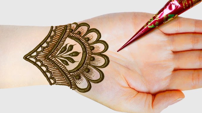 front hand mehndi