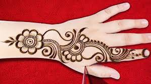 easy mehndi design