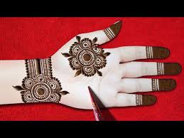 easy mehndi design