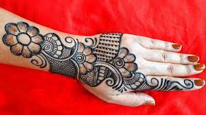 Arabic mehndi plan