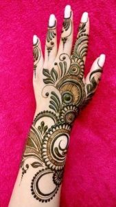 plan of mehndi