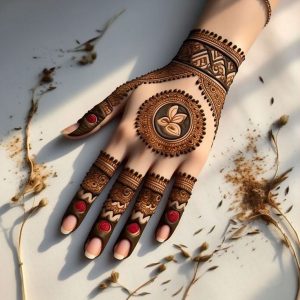 tikki style mehndi