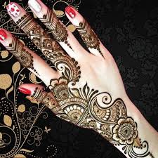 back hand henna design