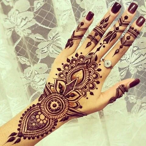 Arabic henna plans