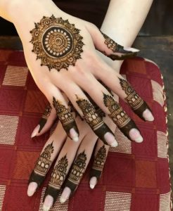 Tikki Style Mehndi