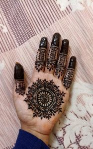 tikki style mehndi