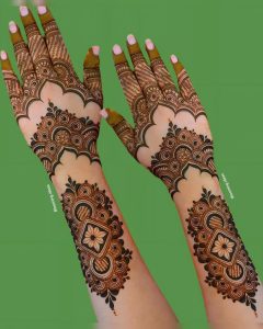 tikki style mehndi