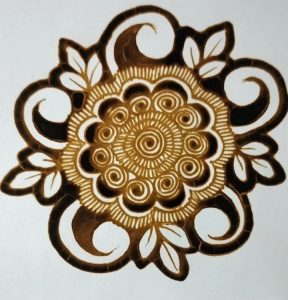 tikki style mehndi