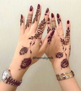 finger mehndi