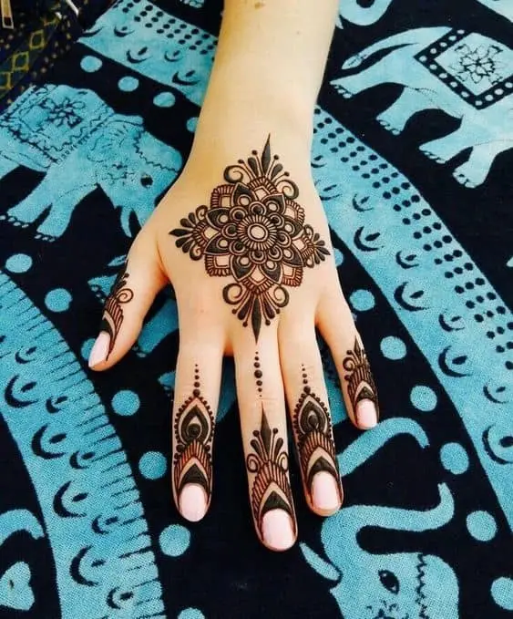 Arabic henna plans