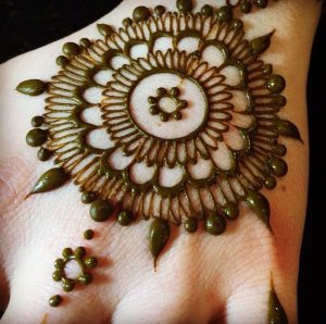 tikki style mehndi