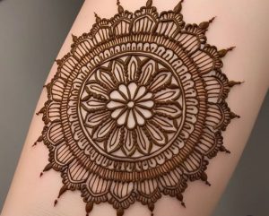 tikki style mehndi