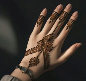 finger mehndi
