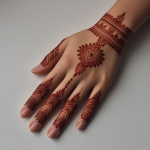 finger mehndi