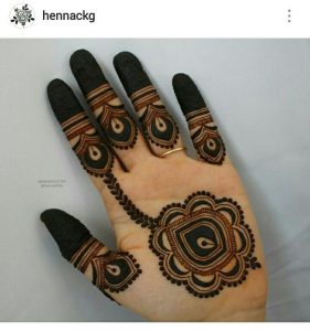 tikki style mehndi