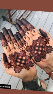 tikki style mehndi