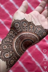 tikki style mehndi
