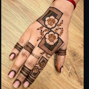 tikki style mehndi