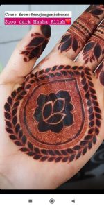 tikki style mehndi