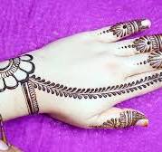 royal back hand mehndi