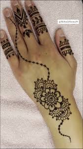 royal back hand mehndi