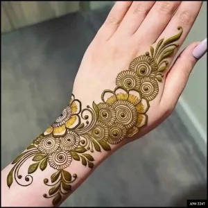 mehendi designs back side