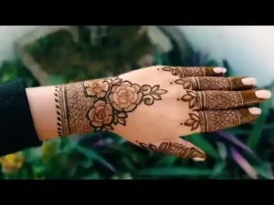 royal mehndi design back hand