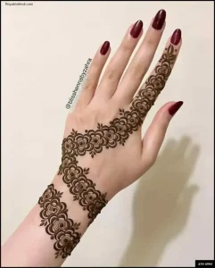 simple henna plans