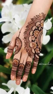 simple henna plans