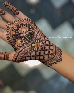 simple henna plans