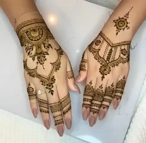 simple henna plans