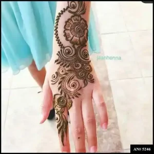 simple mehndi plans