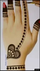 simple mehndi plans
