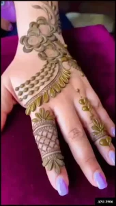 simple mehndi plans