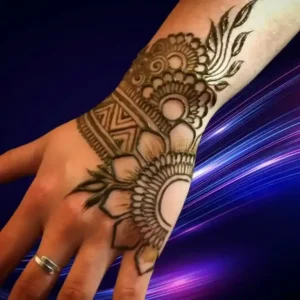 simple mehndi plans