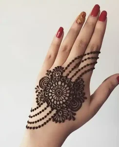 simple mehndi plans