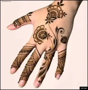 simple mehndi plans